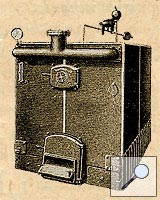 Водогрейный или паровой котел низкого давления для работы с горелкой на мазуте или на твердом топливе De Dietrich (серия V)